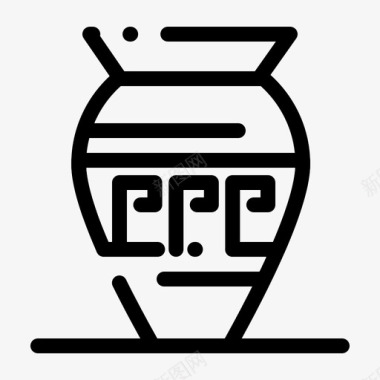 希腊amphora古坛子emoji图标图标