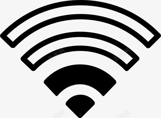 彩页电信wifi互联网信号图标图标