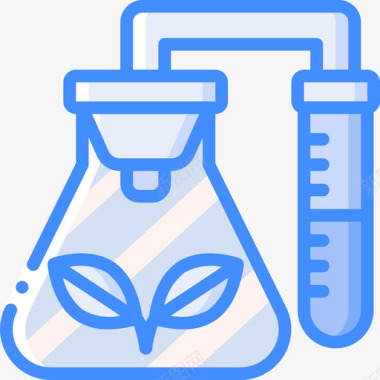 生物DNA实验室遗传学和生物工程4蓝色图标图标