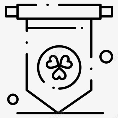 三叶草免扣PNG爱尔兰国旗四叶三叶草图标图标