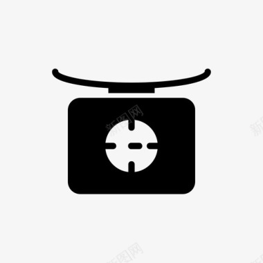 刻度化学实验图标图标