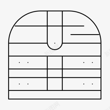 宝箱爱尔兰钱图标图标