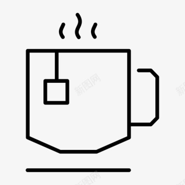 一杯茶饮料咖啡图标图标