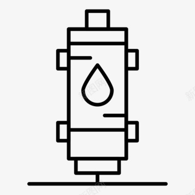 V6菱仕水煤气间歇泉图标图标