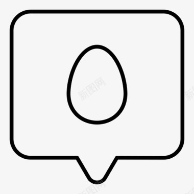 通知活动复活节图标图标