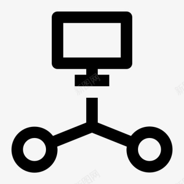 矢量系统系统网络业务连接图标图标