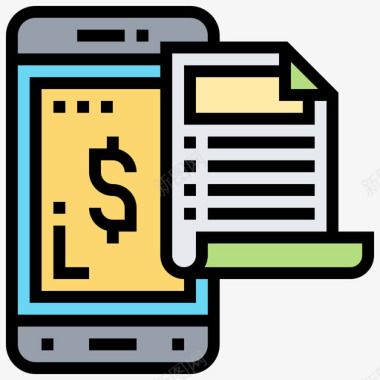 木质数字6支付数字银行6线颜色图标图标