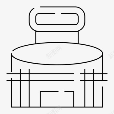 建筑外部游戏图标图标