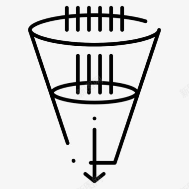 产品货架数据过滤漏斗图标图标