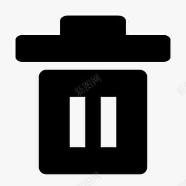 垃圾删除图标删除多媒体移动到bin图标图标