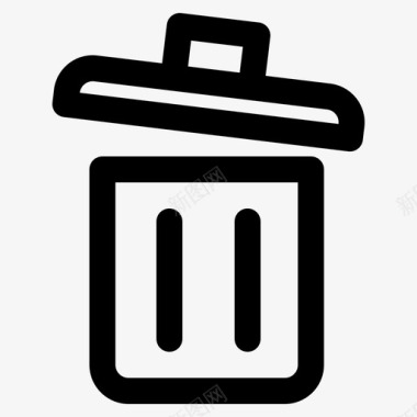 垃圾删除图标垃圾桶垃圾箱图标图标