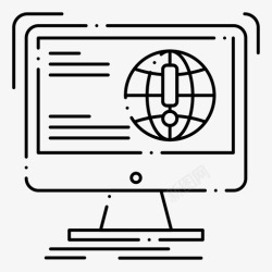 信息单页v3信息计算机内容图标高清图片