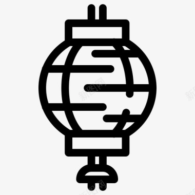 灯笼中国中文图标图标