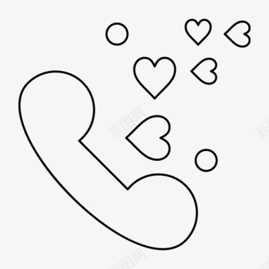 婚恋背景婚恋电话图标图标