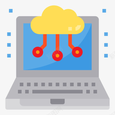 苹果电脑笔记本云电脑和笔记本电脑3平板电脑图标图标