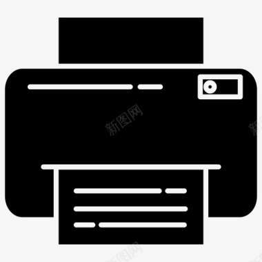 喷墨背打印机喷墨打印机激光打印机图标图标