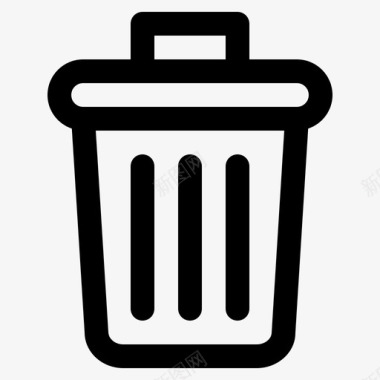 垃圾删除图标垃圾桶垃圾箱图标图标