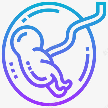 胎儿健康梯度检查1图标图标