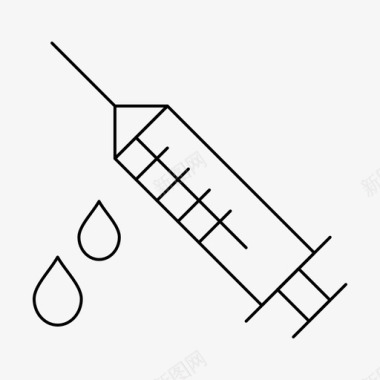 V5系列毒品药物注射图标图标