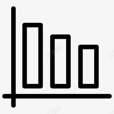 用户地址信息条形图分析业务增长图标图标
