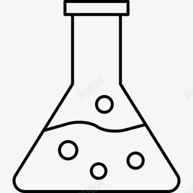 小烧杯烧瓶烧杯实验室图标图标