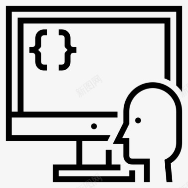 Web编程程序员编码编程图标图标
