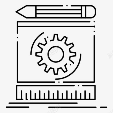 Web编程草稿工程流程图标图标