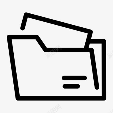 文件夹容器空文件夹图标图标