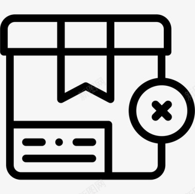 垃圾删除图标删除交付108线性图标图标