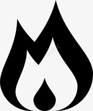 火灾燃烧消防安全图标图标