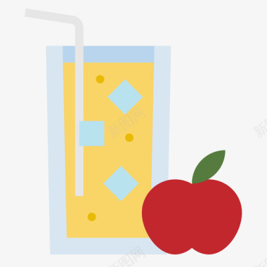 苹果汁饮料33无糖图标图标