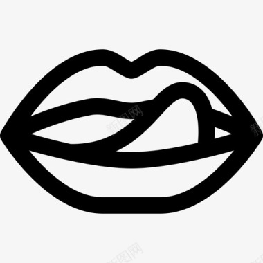 嘴唇情人节132直系图标图标