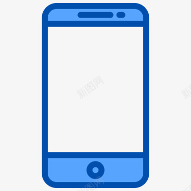 设计元素智能手机其他元素6蓝色图标图标