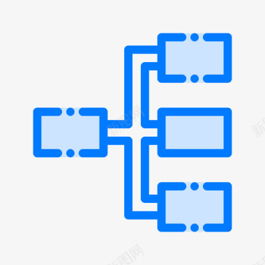 蓝色图流程图图16蓝色图标图标