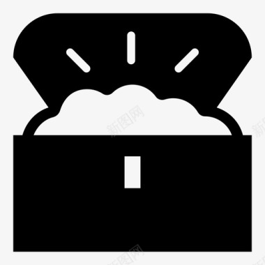 宝物盒子箱子图标图标