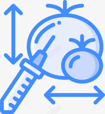 其他生物转基因食品遗传学和生物工程4蓝色图标图标