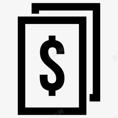 收据帐单帐单付款业务图标图标