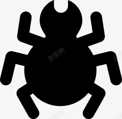 棕色病毒虫瓢虫保护图标图标