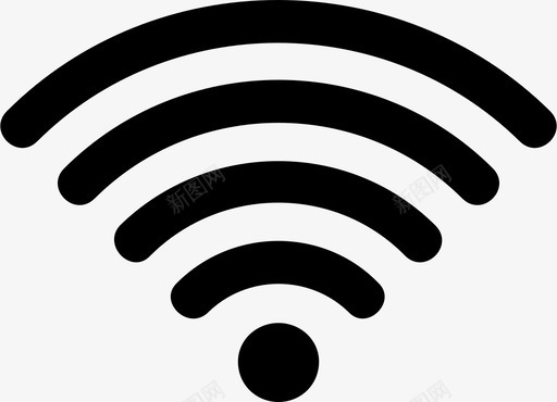 WiFi无线WiFi网络无线连接互联网图标图标