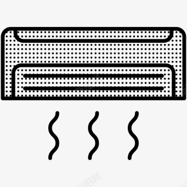 空调滤清器空调电器设备星罗棋布图标图标