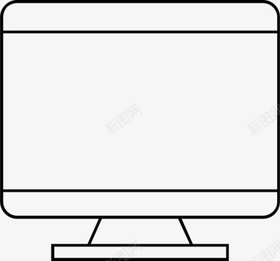 电脑苹果显示器图标图标