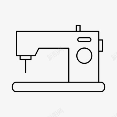 电动缝纫机缝纫机歌手裁缝图标图标