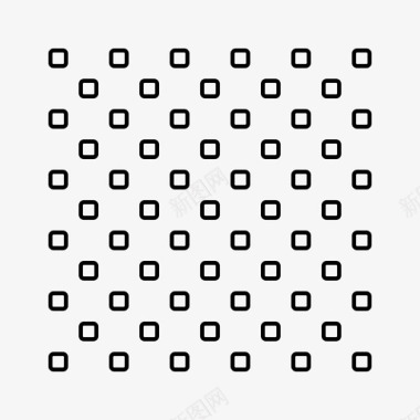 纹理素材正方形圆点纹理图标图标