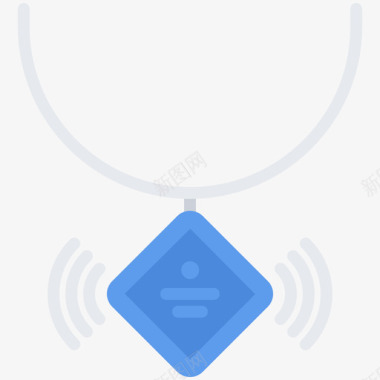项链吊坠项链小玩意14扁平图标图标