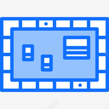 棋盘棋盘游戏68号赌场蓝色图标图标