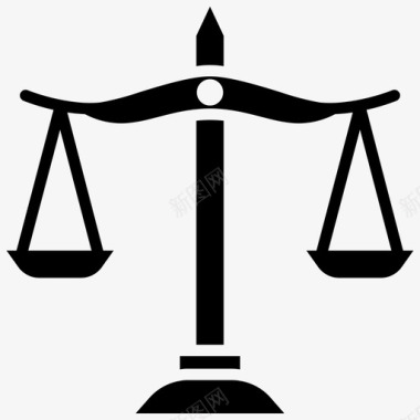 正义石狮子法律尺度平衡正义图标图标