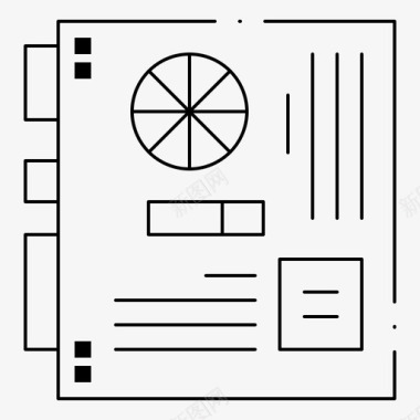 主机计算机主机主板图标图标