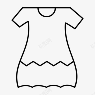 衣服长袍衬裙图标图标