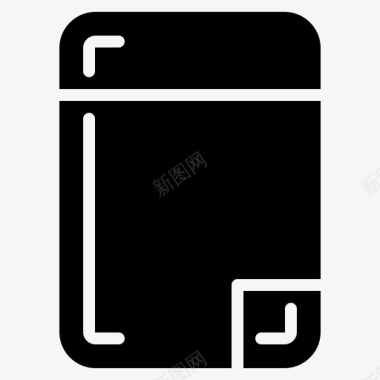 便笺便笺办公文具图标图标