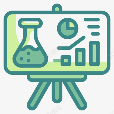 图表背景图表实验室61双色调图标图标